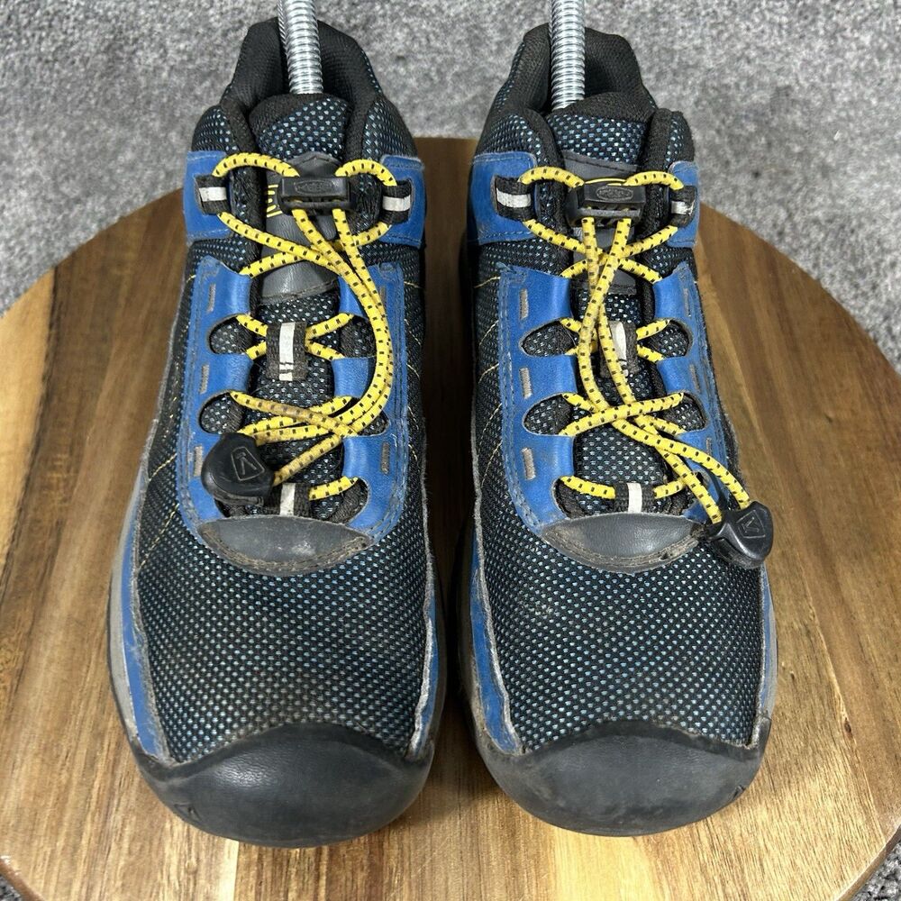 Keen Targhee Sport Vent 1024737 Youth Sz 4 Blue Outdoor Hiking Trail Shoes Used - Picture 4 of 12